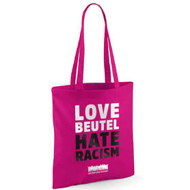 Beutel "Love Beutel Hate Racism"