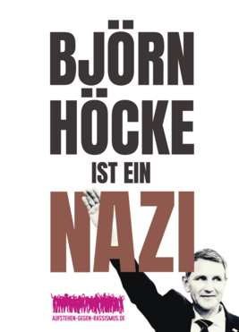 Flyer "Björn Höcke ist ein Nazi"