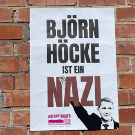 A2-Plakate M "Björn Höcke ist ein Nazi"