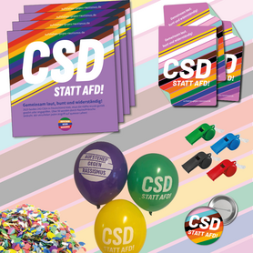  Aktionsbriefe - CSD statt AfD